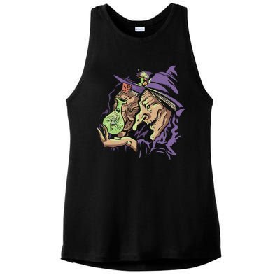 Scary Witch Ladies PosiCharge Tri-Blend Wicking Tank