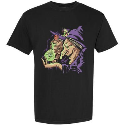 Scary Witch Garment-Dyed Heavyweight T-Shirt