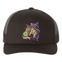 Scary Witch Yupoong Adult 5-Panel Trucker Hat