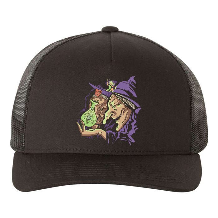 Scary Witch Yupoong Adult 5-Panel Trucker Hat