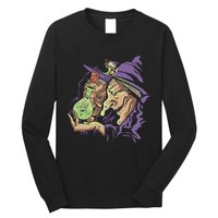 Scary Witch Long Sleeve Shirt