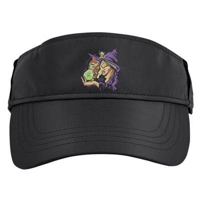 Scary Witch Adult Drive Performance Visor
