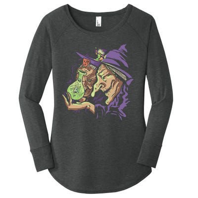 Scary Witch Women's Perfect Tri Tunic Long Sleeve Shirt