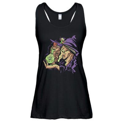 Scary Witch Ladies Essential Flowy Tank