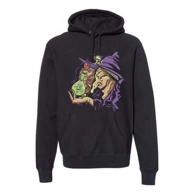 Scary Witch Premium Hoodie