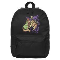 Scary Witch 16 in Basic Backpack