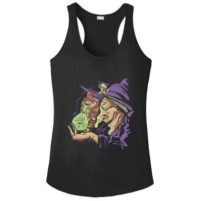 Scary Witch Ladies PosiCharge Competitor Racerback Tank