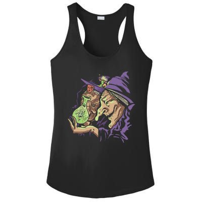 Scary Witch Ladies PosiCharge Competitor Racerback Tank