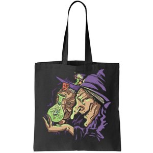 Scary Witch Tote Bag