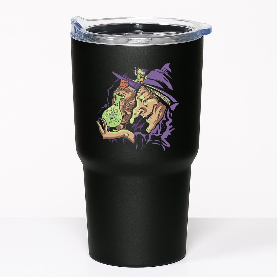 Scary Witch Tumbler