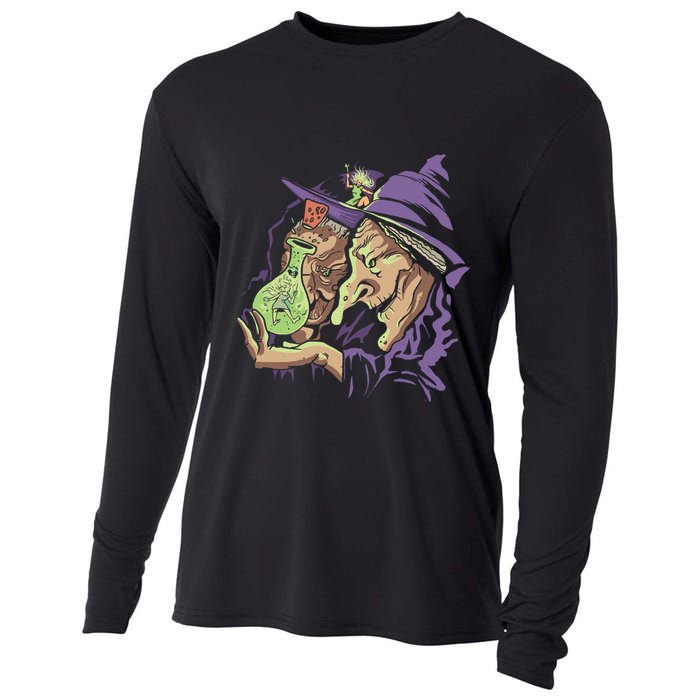 Scary Witch Cooling Performance Long Sleeve Crew