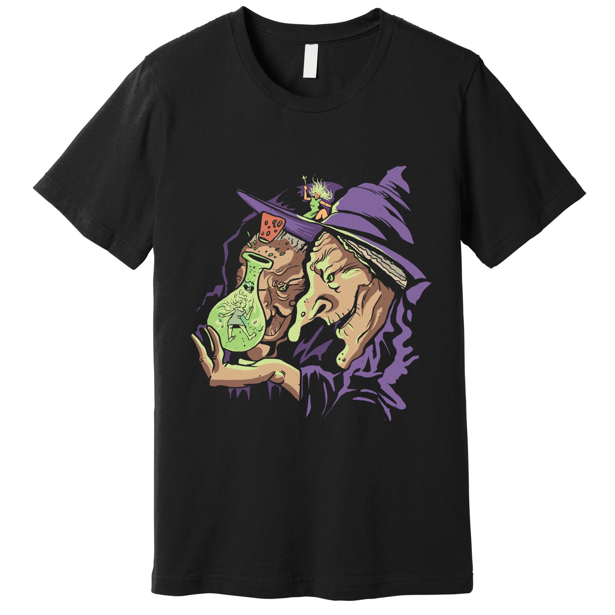 Scary Witch Premium T-Shirt