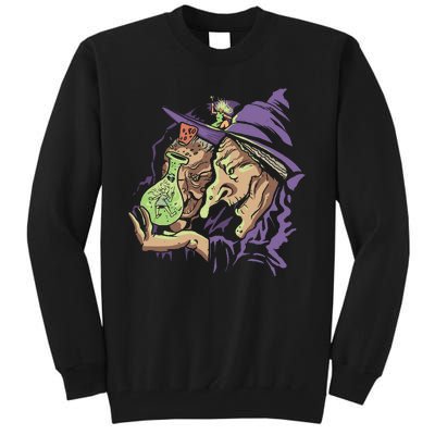 Scary Witch Tall Sweatshirt