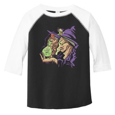 Scary Witch Toddler Fine Jersey T-Shirt