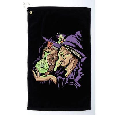 Scary Witch Golf Towel