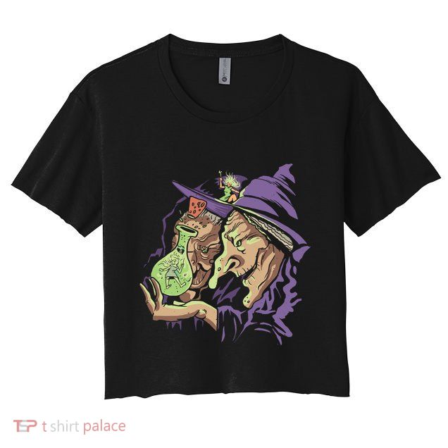 Scary Witch Crop Top