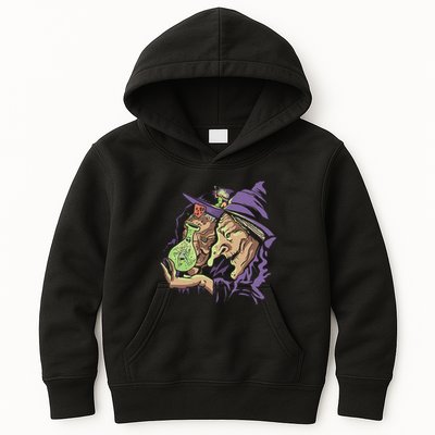 Scary Witch Kids Hoodie