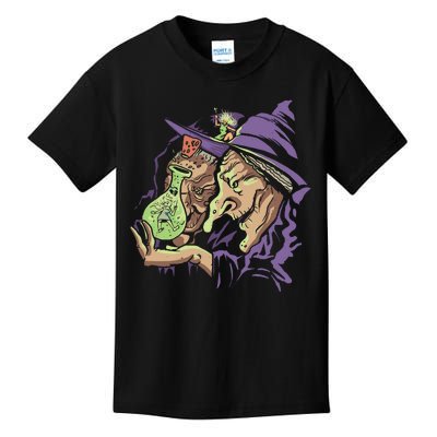 Scary Witch Kids T-Shirt