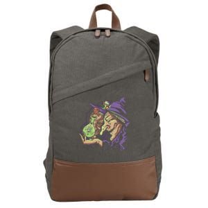 Scary Witch Cotton Canvas Backpack