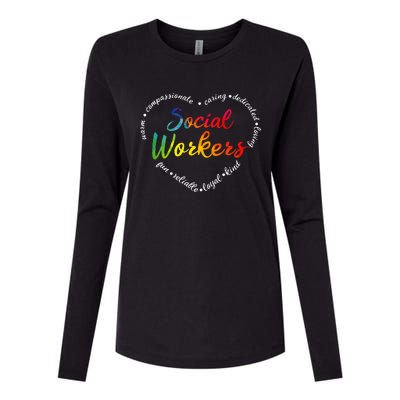 Social Worker Social Work Caseworker Public Servant Themed Womens Cotton Relaxed Long Sleeve T-Shirt