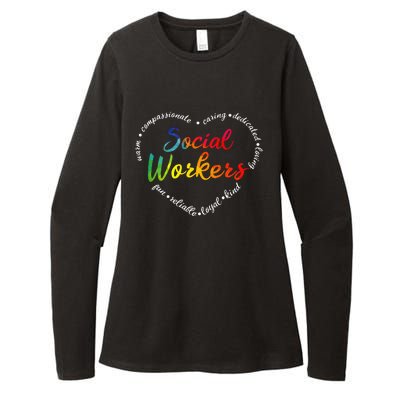 Social Worker Social Work Caseworker Public Servant Themed Womens CVC Long Sleeve Shirt