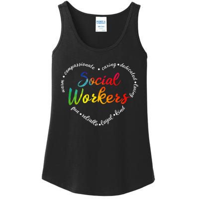 Social Worker Social Work Caseworker Public Servant Themed Ladies Essential Tank