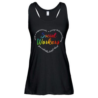 Social Worker Social Work Caseworker Public Servant Themed Ladies Essential Flowy Tank