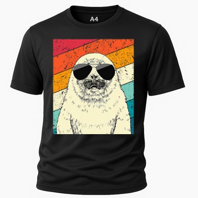 Seal With Sunglasses Animal Lovers Cooling Performance Crew T-Shirt