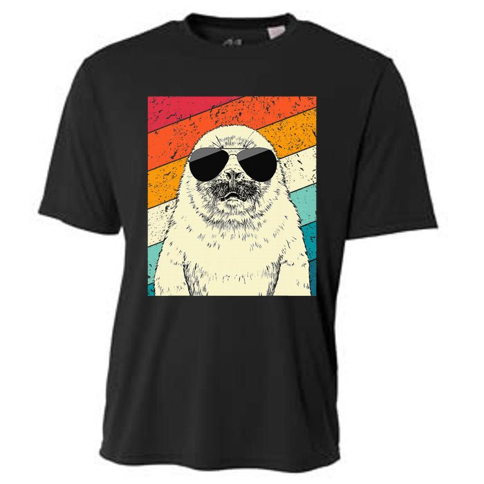 Seal With Sunglasses Animal Lovers Cooling Performance Crew T-Shirt