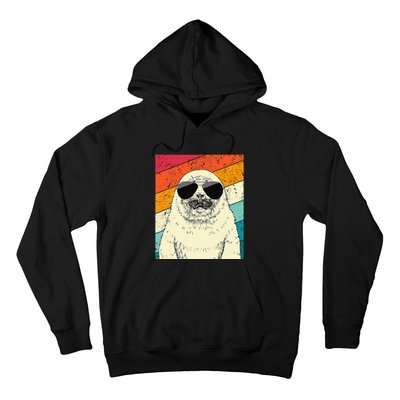 Seal With Sunglasses Animal Lovers Hoodie