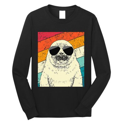 Seal With Sunglasses Animal Lovers Long Sleeve Shirt