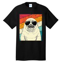 Seal With Sunglasses Animal Lovers Tall T-Shirt