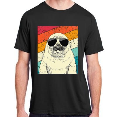 Seal With Sunglasses Animal Lovers Adult ChromaSoft Performance T-Shirt