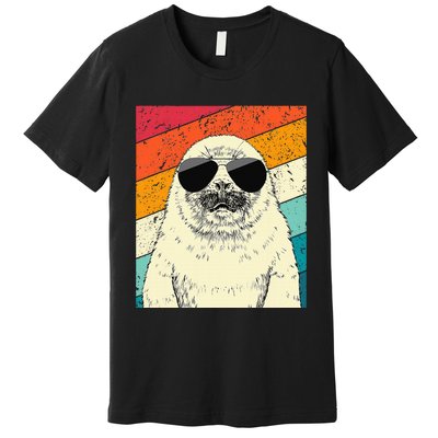 Seal With Sunglasses Animal Lovers Premium T-Shirt