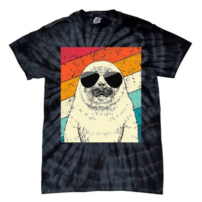 Seal With Sunglasses Animal Lovers Tie-Dye T-Shirt