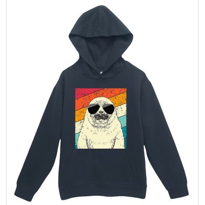 Seal With Sunglasses Animal Lovers Urban Pullover Hoodie