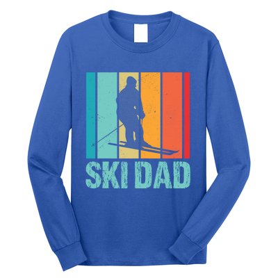 Ski Winter Skiing Ski Dad Cute Gift Long Sleeve Shirt