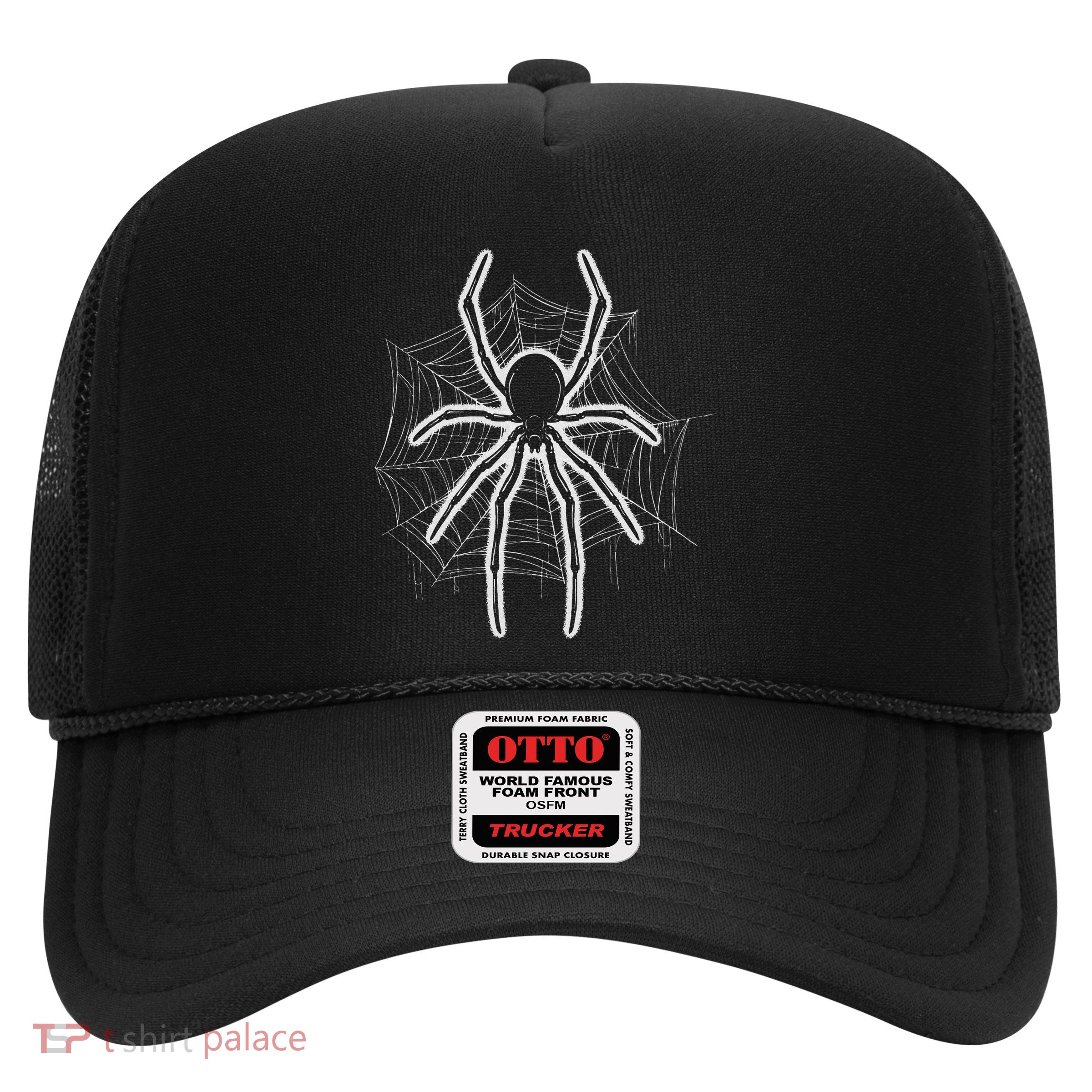 Spider Web Spider Lover Gift Lazy Halloween Costume Trucker Hat