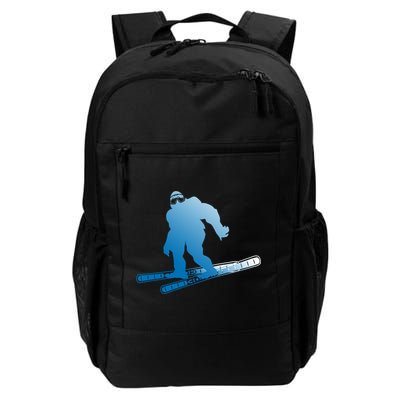 Ski Winter Sports Sasquatch Cryptozoology Skiing Bigfoot Gift Backpack