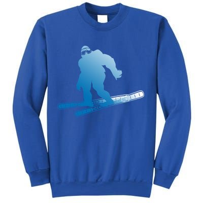 Ski Winter Sports Sasquatch Cryptozoology Skiing Bigfoot Gift Sweatshirt