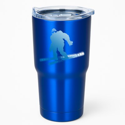 Ski Winter Sports Sasquatch Cryptozoology Skiing Bigfoot Gift Tumbler