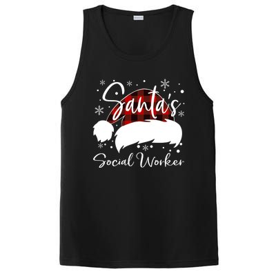 Social Worker Santas Favorite Nurse Social Worker Elf Love Cute Gift PosiCharge Competitor Tank