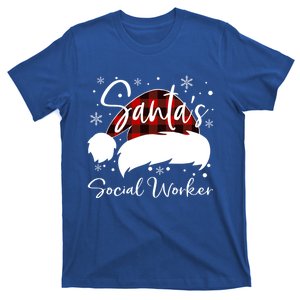 Social Worker Santas Favorite Nurse Social Worker Elf Love Cute Gift T-Shirt