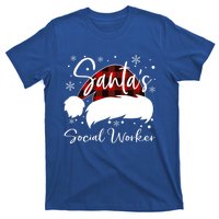 Social Worker Santas Favorite Nurse Social Worker Elf Love Cute Gift T-Shirt