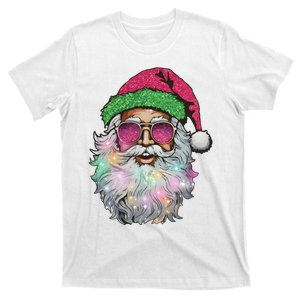 Santa With Sunglasses Christmas T-Shirt