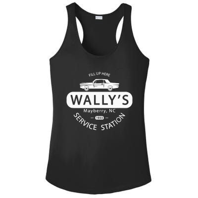 Show Wallys Service Station Ladies PosiCharge Competitor Racerback Tank