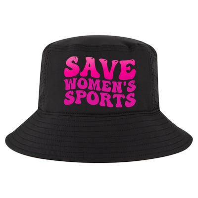 Save Wo's Sports Act ProtectWomensSports Support Groovy Cool Comfort Performance Bucket Hat