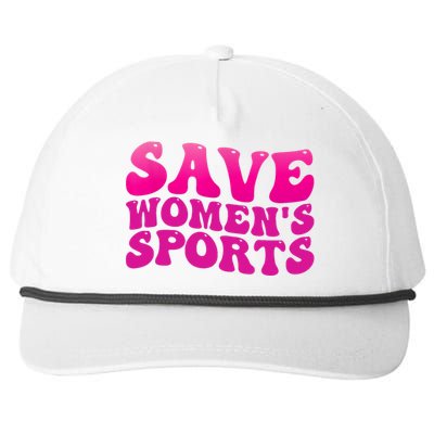 Save Wo's Sports Act ProtectWomensSports Support Groovy Snapback Five-Panel Rope Hat