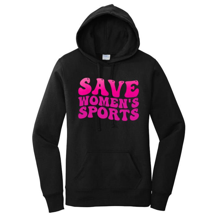 Save Wo's Sports Act ProtectWomensSports Support Groovy Women's Pullover Hoodie