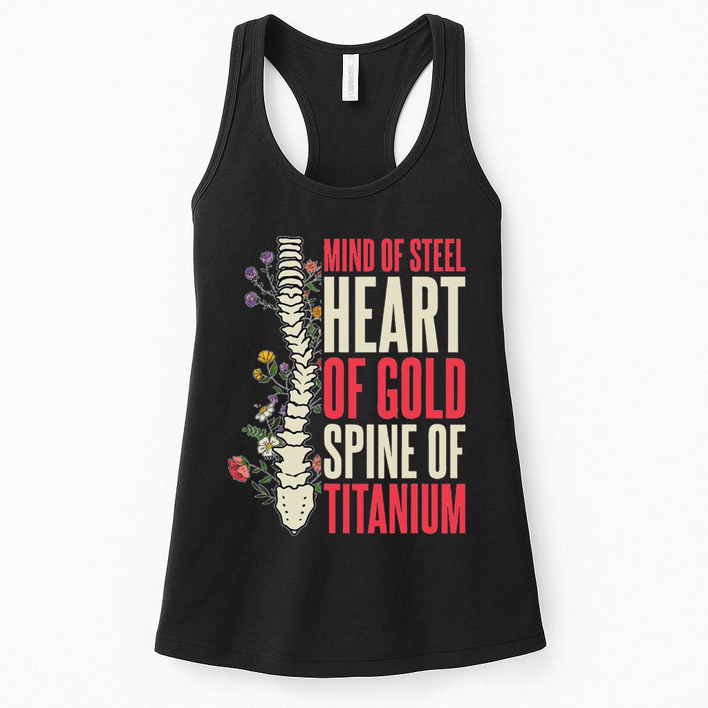 Scoliosis Warrior Scoliosis Surgery Recovery Womens Tank Top